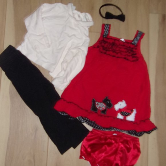 Other - 🌟 BUNDLE Size 24m 24  m baby girls set LOT pants christmas shirt outfit dress